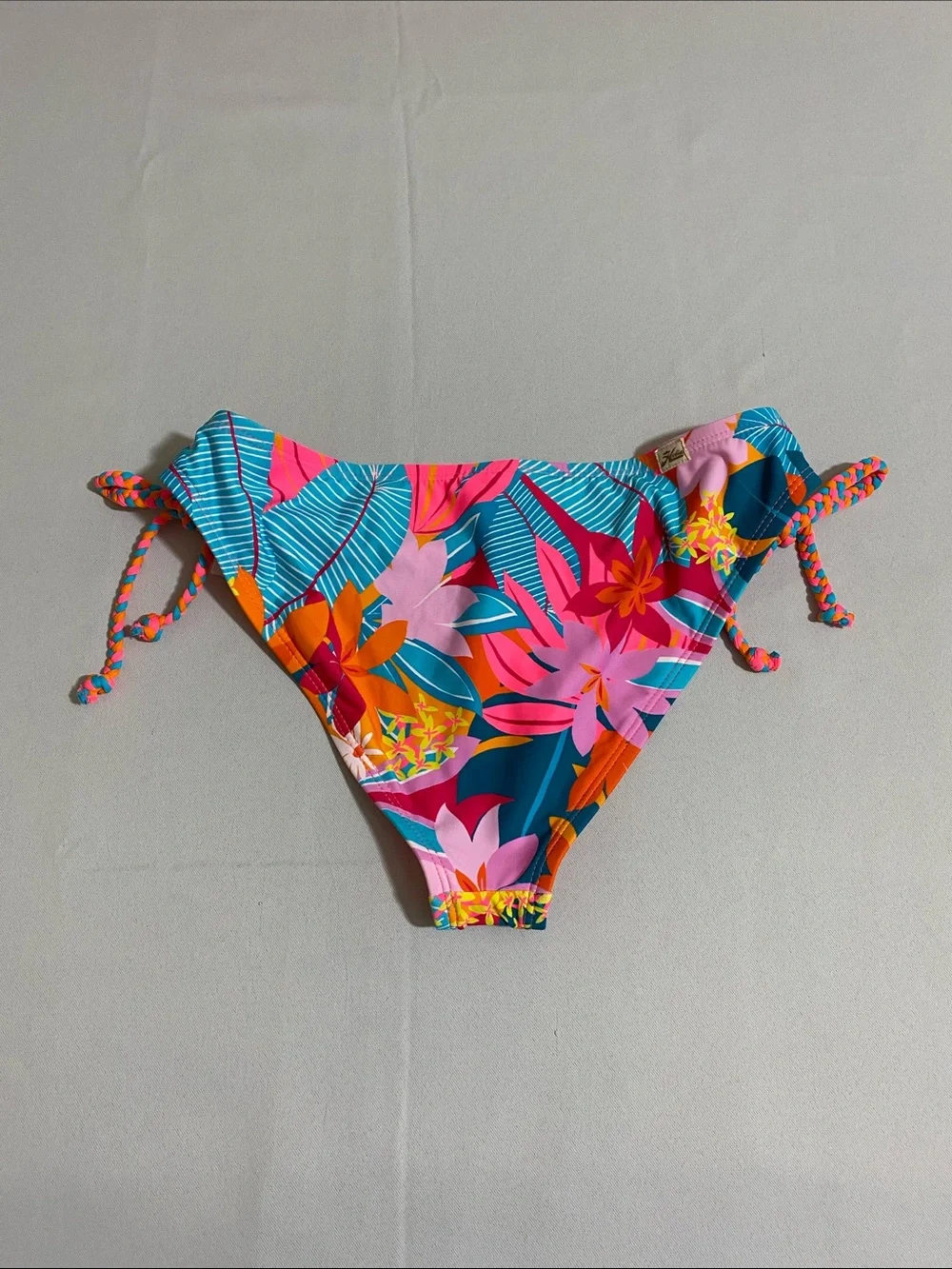 HOBIE Girls Aloha Tropics Bikini Set w Scarf Style Top Youth Girls Size 14